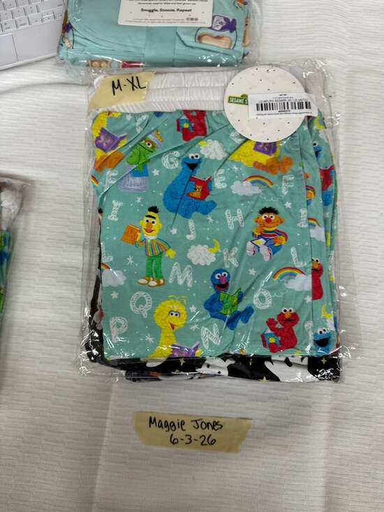 Little Sleepies Other - Little Sleepies Spelling with Sesame Street Bamboo Viscose Jogger Pajama Pants